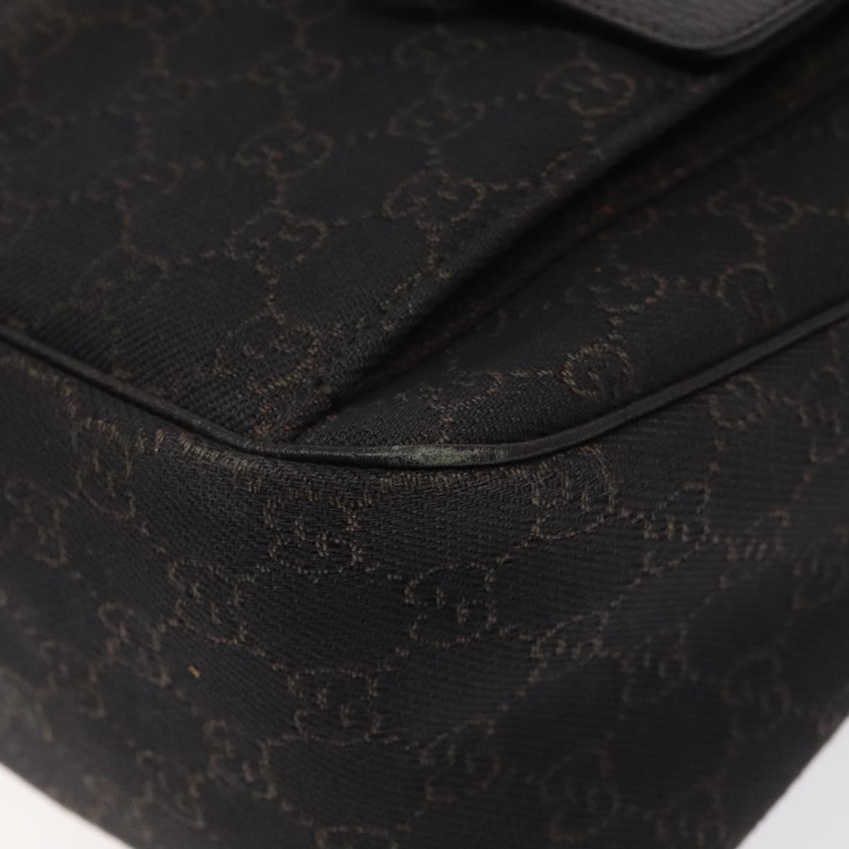 GUCCI GG Canvas Abbey Shoulder Bag Outlet Brown 293581 Auth am8158