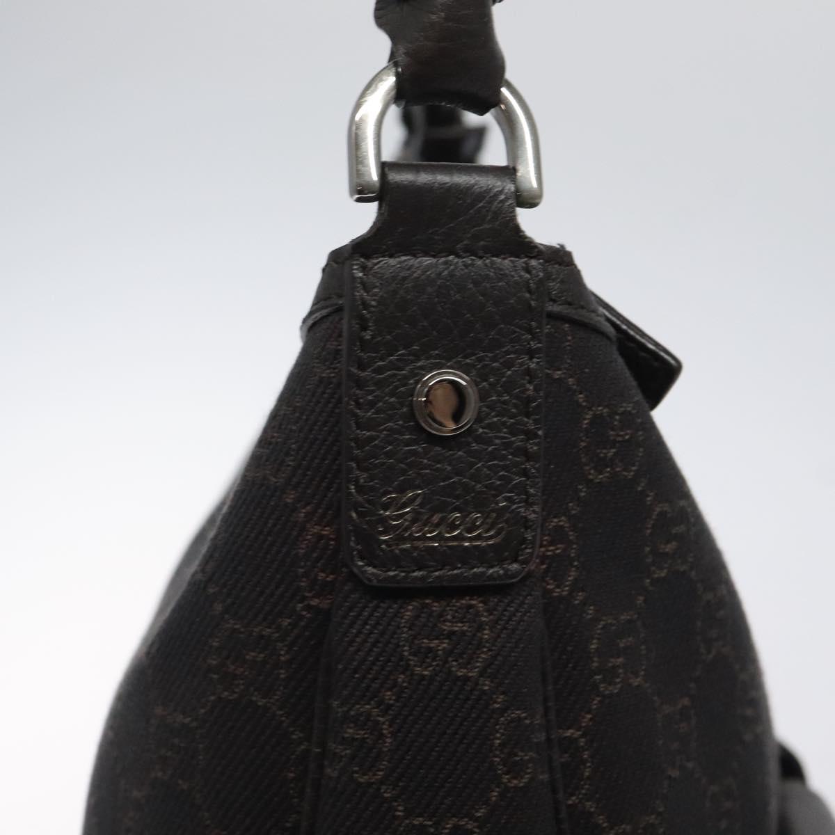 GUCCI GG Canvas Abbey Shoulder Bag Outlet Brown 293581 Auth am8158