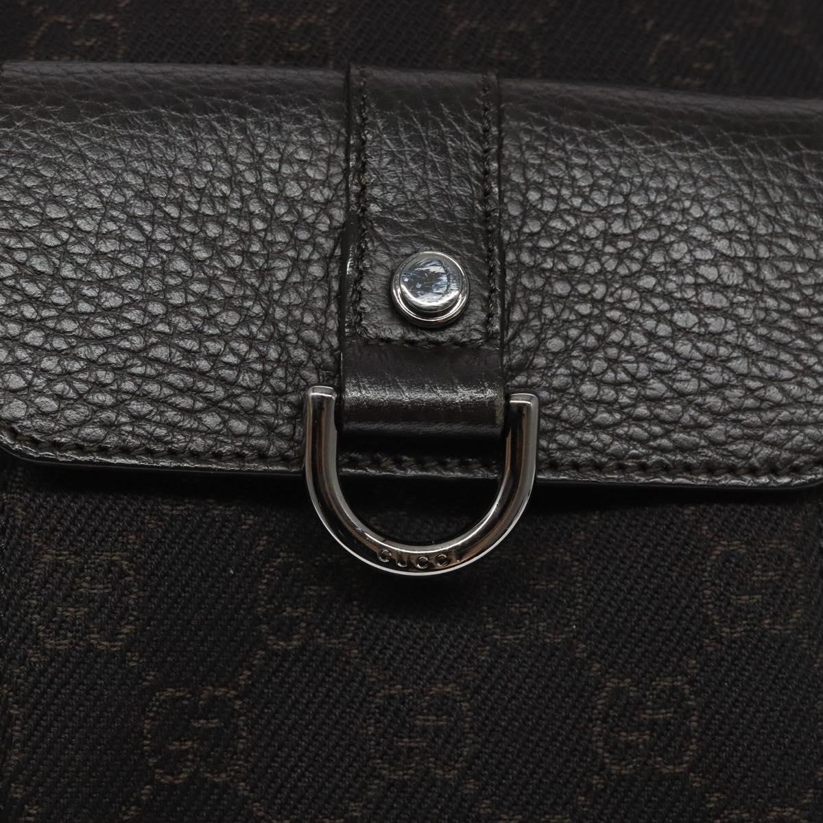 GUCCI GG Canvas Abbey Shoulder Bag Outlet Brown 293581 Auth am8158