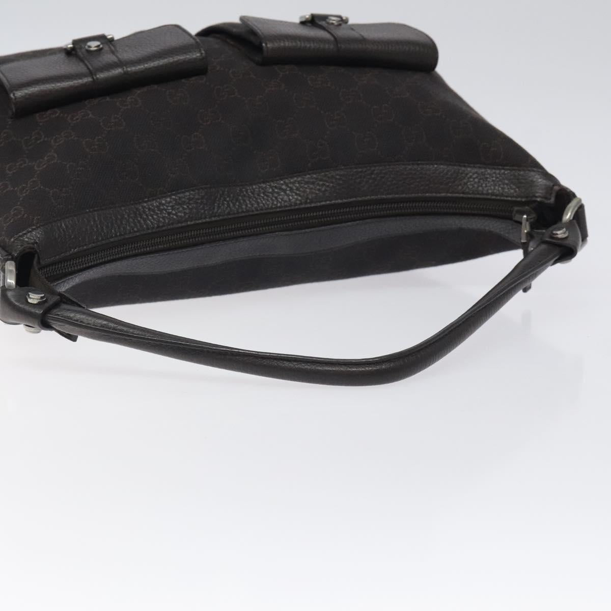 GUCCI GG Canvas Abbey Shoulder Bag Outlet Brown 293581 Auth am8158