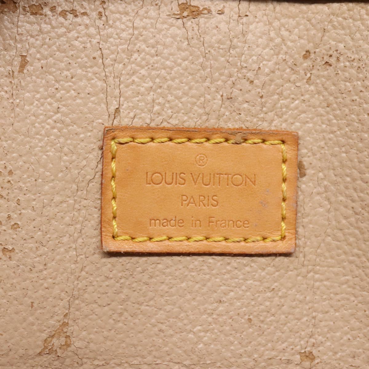LOUIS VUITTON Monogram Sac Plat Hand Bag M51140 LV Auth am8175