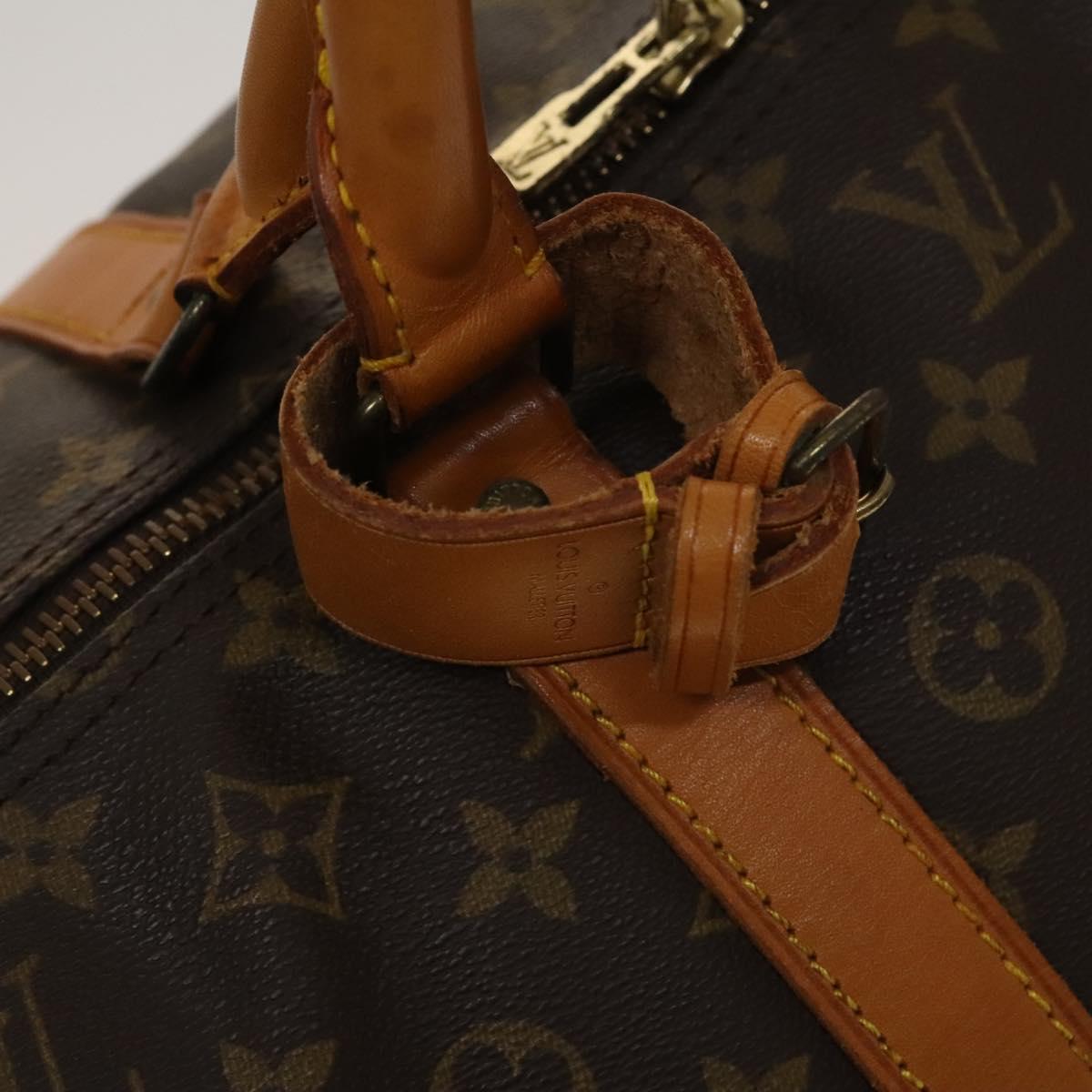 LOUIS VUITTON Monogram Keepall 60 Boston Bag M41422 LV Auth am8178