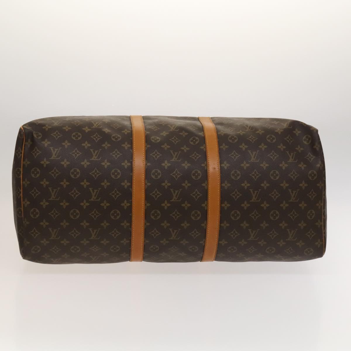 LOUIS VUITTON Monogram Keepall 60 Boston Bag M41422 LV Auth am8178