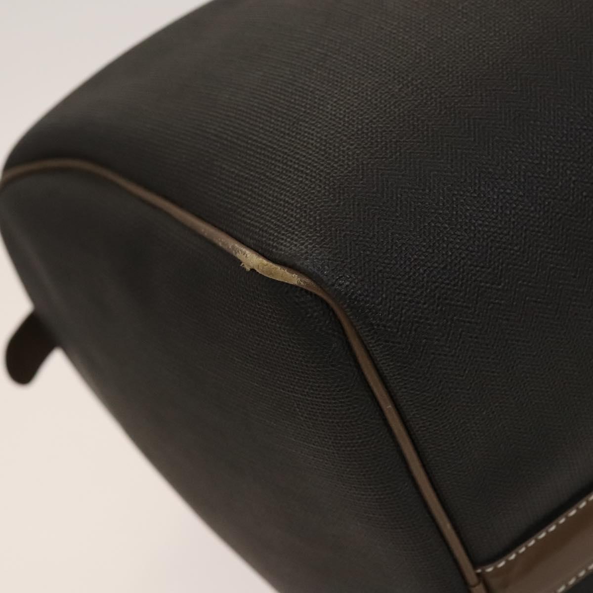 Dunhill Boston Bag PVC Brown Auth am8180