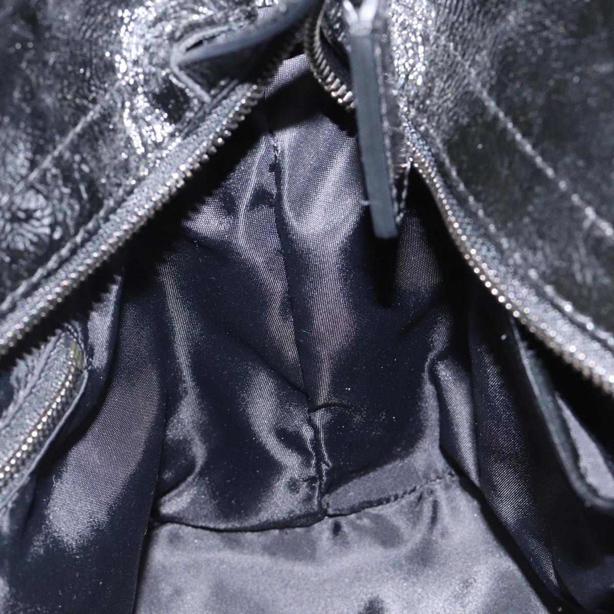 BURBERRY Nova Check Tote Bag Nylon Black Auth am8192