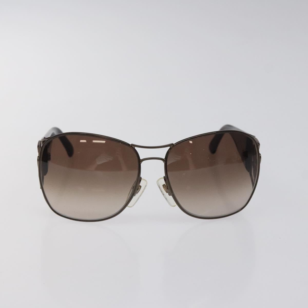 GUCCI Sunglasses plastic Brown Auth am8201
