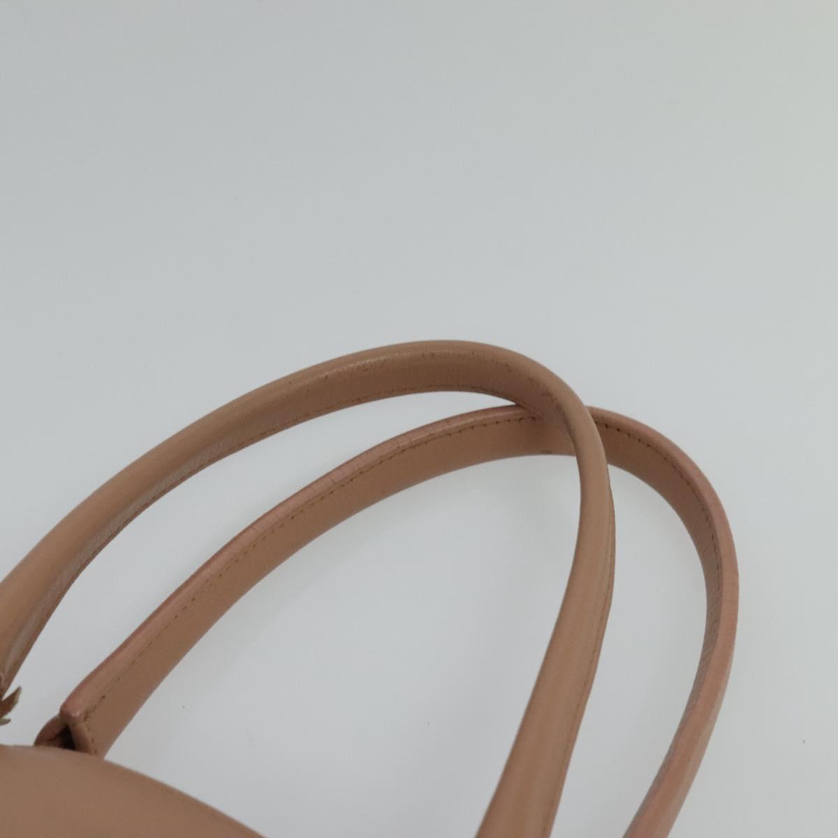 BALENCIAGA Mini Paper A4 Hand Bag Leather Pink 357330 Auth am8223V