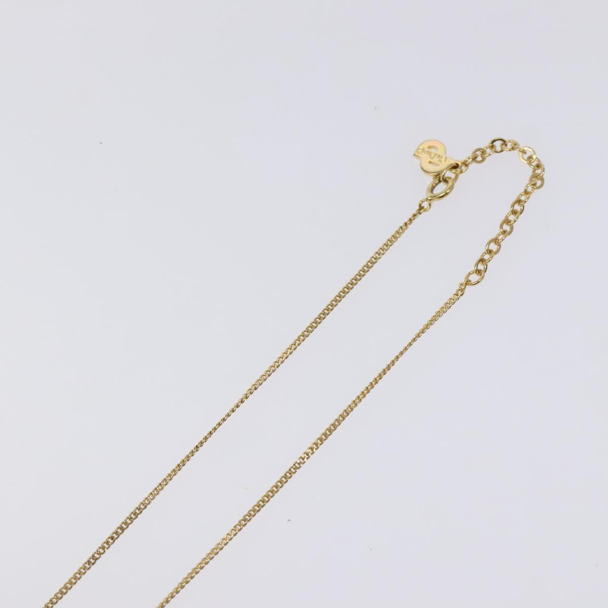 Christian Dior Necklace metal Gold Auth am8229