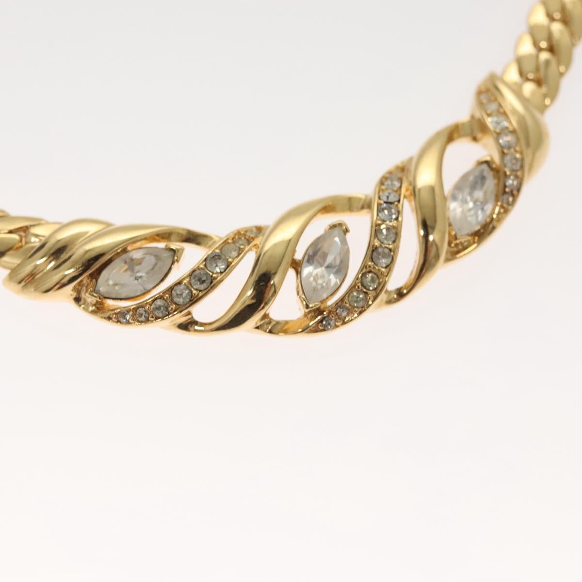 TRIFARI Necklace metal Gold Auth am8232