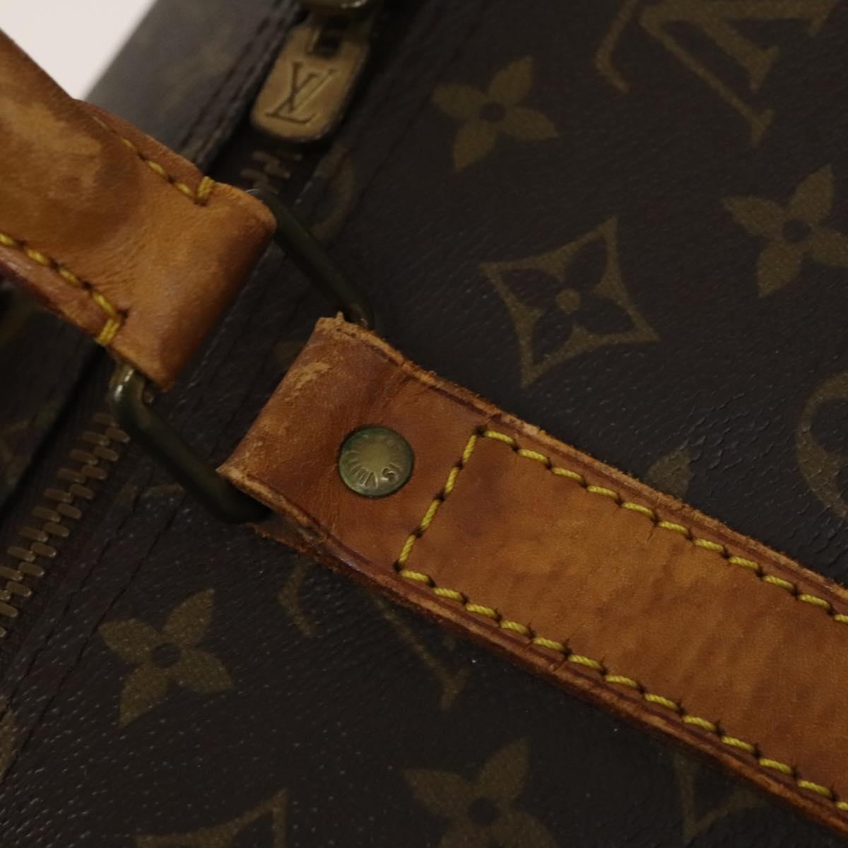 LOUIS VUITTON Monogram Keepall 55 Boston Bag M41424 LV Auth am8247