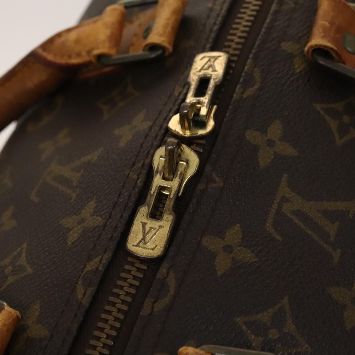 LOUIS VUITTON Monogram Keepall 55 Boston Bag M41424 LV Auth am8247