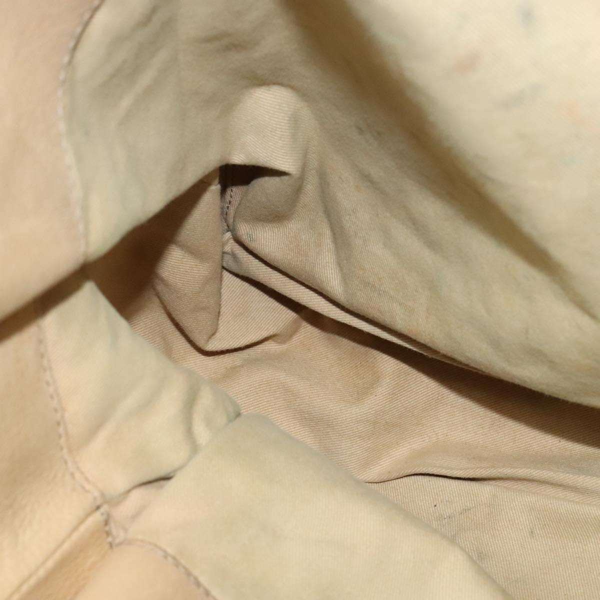 Chloe Paddington Tote Bag Leather Beige Auth am8249