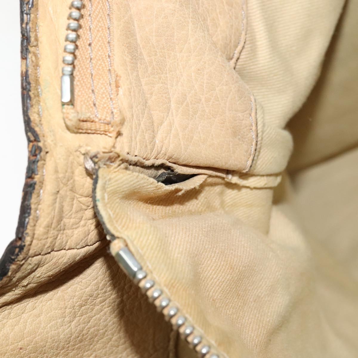 Chloe Paddington Tote Bag Leather Beige Auth am8249