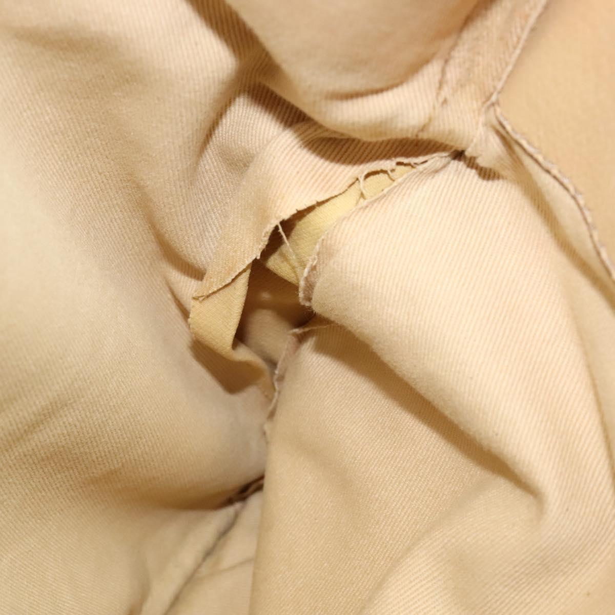 Chloe Paddington Tote Bag Leather Beige Auth am8249