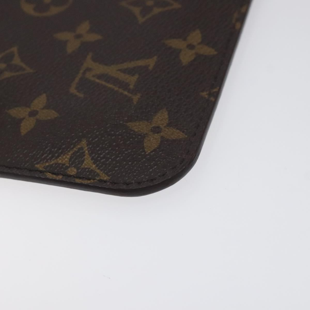 LOUIS VUITTON Monogram Neverfull MM Pouch Accessory Pouch LV Auth am8254