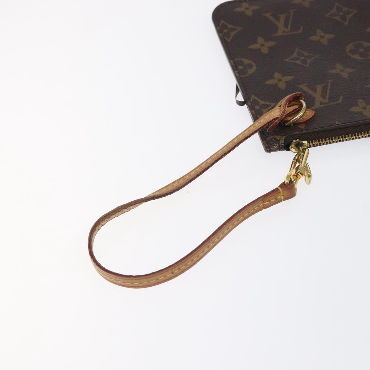 LOUIS VUITTON Monogram Neverfull MM Pouch Accessory Pouch LV Auth am8254