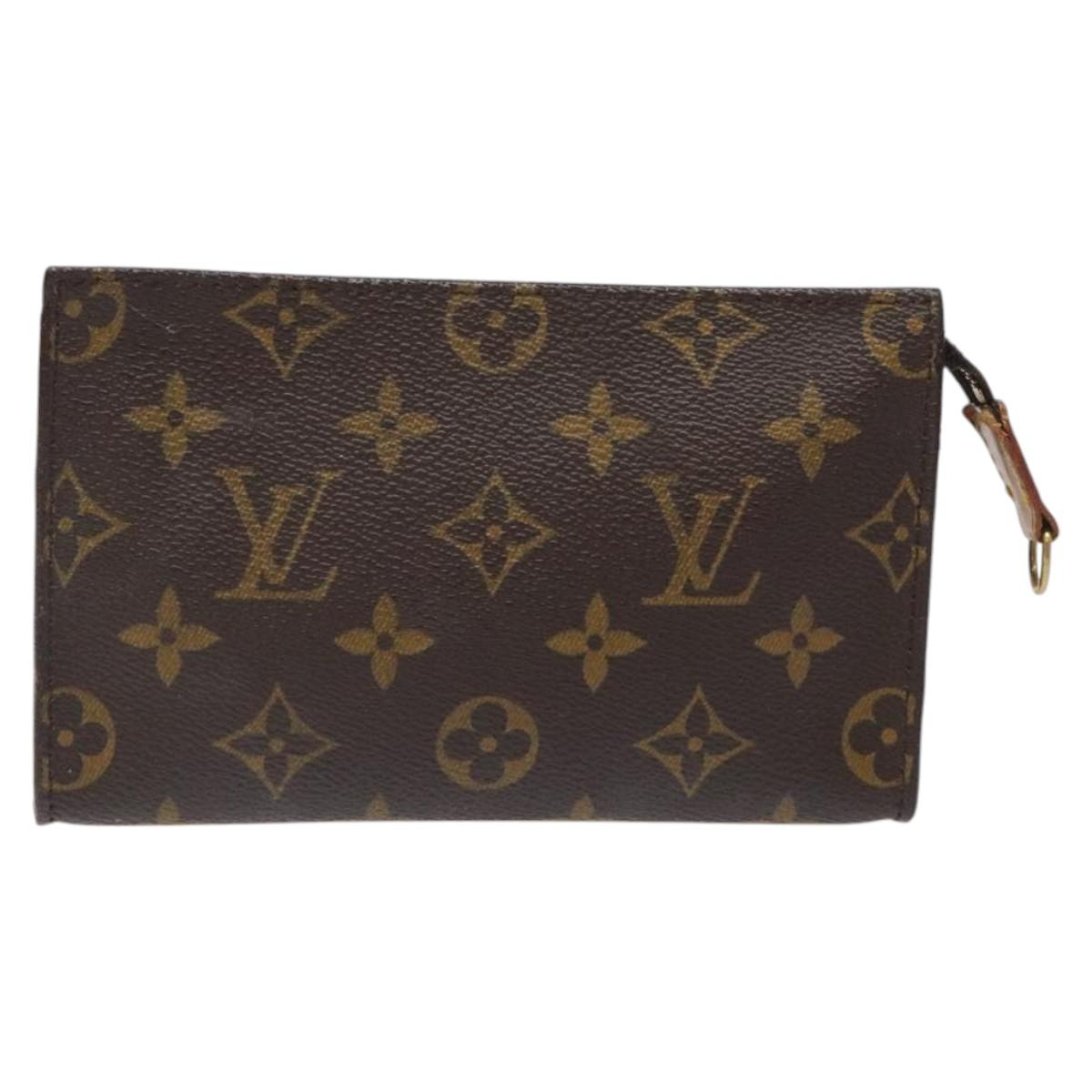 LOUIS VUITTON Monogram Bucket PM Accessory Pouch LV Auth am8256