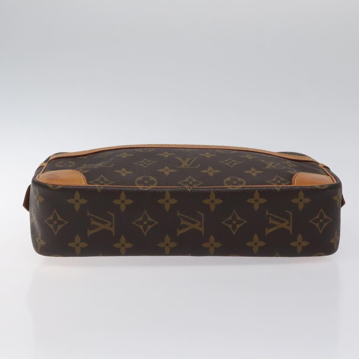 LOUIS VUITTON Monogram Compiegne 28 Clutch Bag M51845 LV Auth am8257