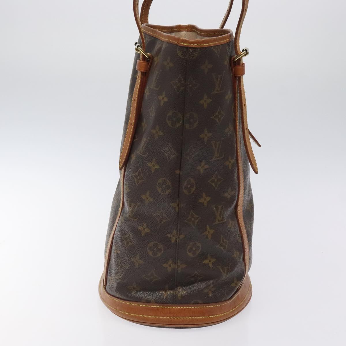 LOUIS VUITTON Monogram Bucket GM Shoulder Bag M42236 LV Auth am8316