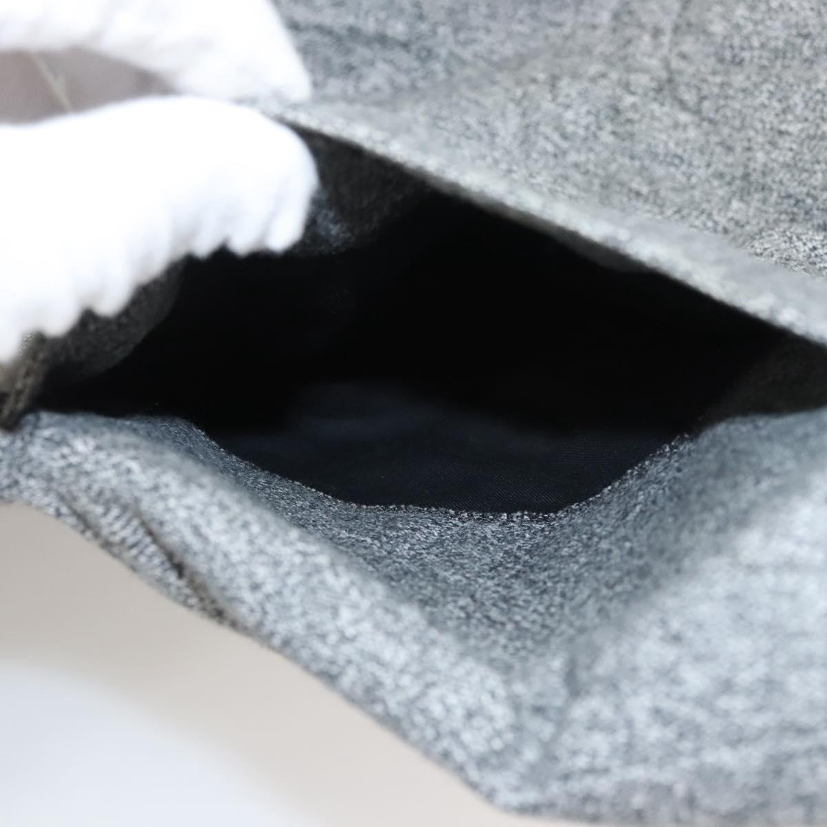 LOUIS VUITTON Bottoms Pants Cotton Gray LV Auth am8342