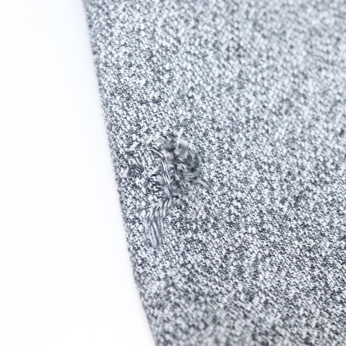 LOUIS VUITTON Bottoms Pants Cotton Gray LV Auth am8342