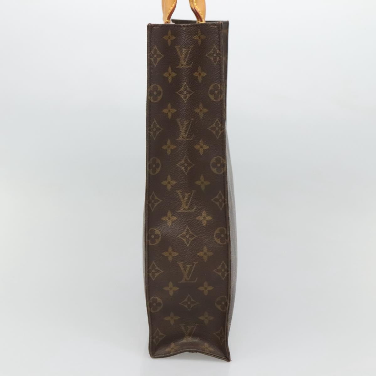 LOUIS VUITTON Monogram Sac Plat Hand Bag M51140 LV Auth am8350