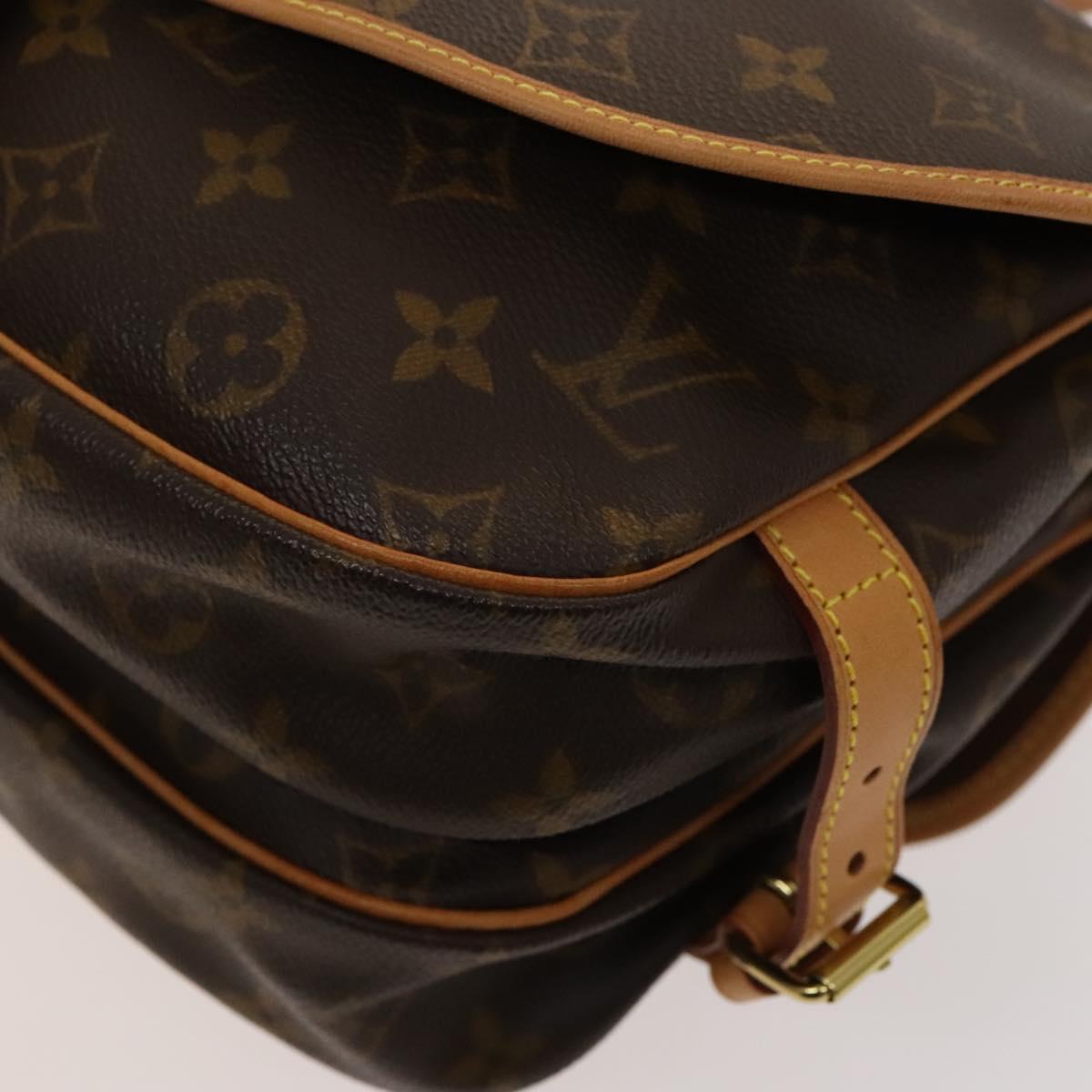 LOUIS VUITTON Monogram Saumur 30 Shoulder Bag M42256 LV Auth am8351