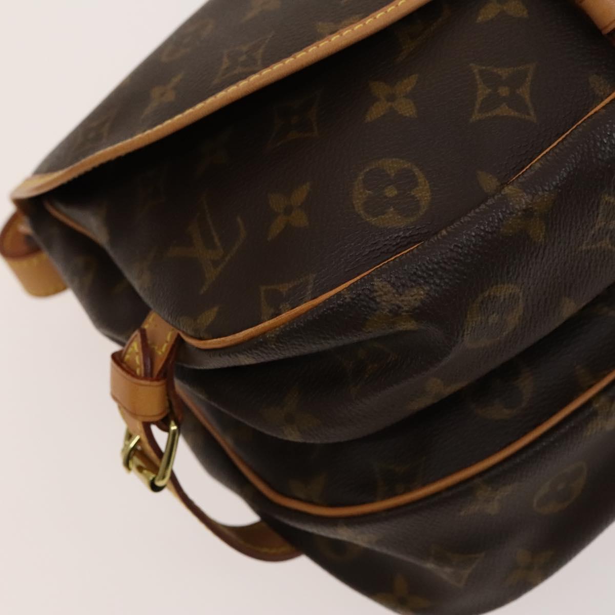 LOUIS VUITTON Monogram Saumur 30 Shoulder Bag M42256 LV Auth am8351