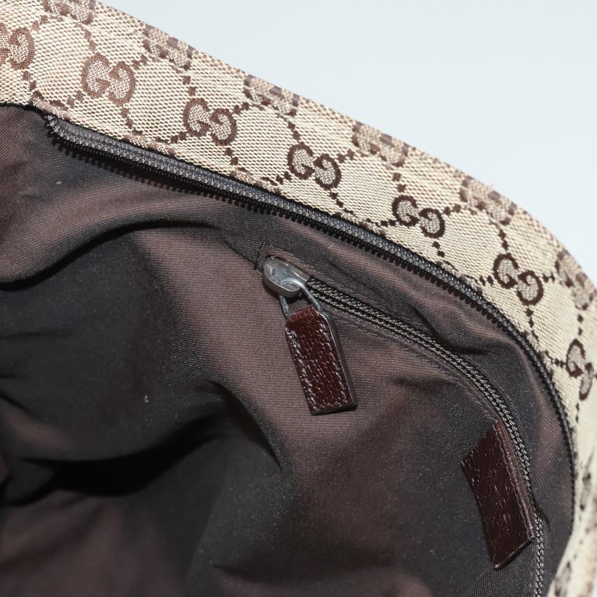 GUCCI GG Canvas Web Sherry Line Shoulder Bag Beige Green Red 189751 Auth am8390