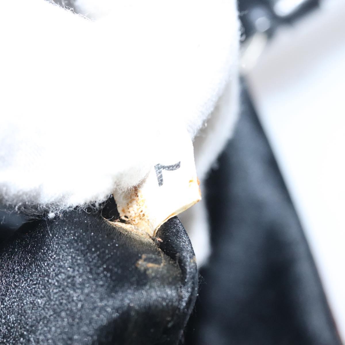 PRADA Hand Bag Nylon Red Auth am8492