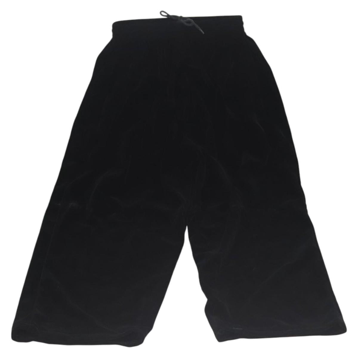 VERSACE Bottoms Velor Black Auth am8496