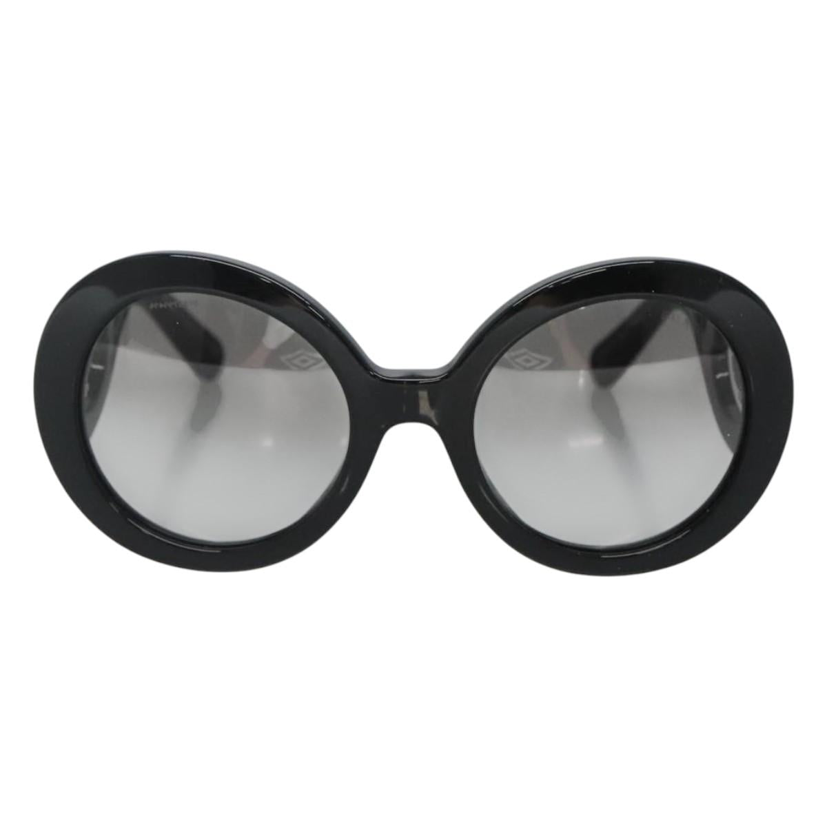 PRADA Sunglasses plastic Black Auth am8519