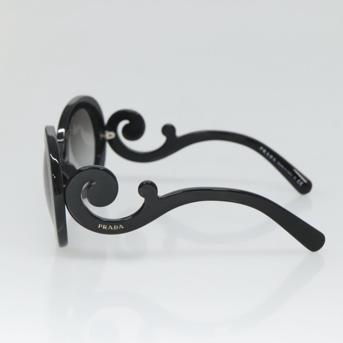 PRADA Sunglasses plastic Black Auth am8519
