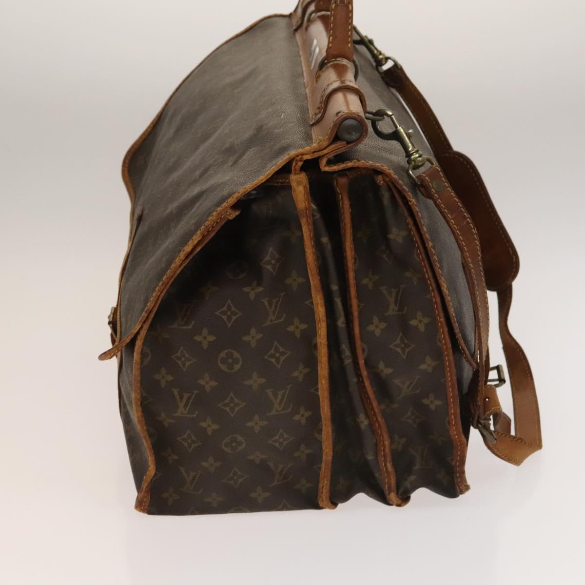 LOUIS VUITTON Monogram Sac Kleber Travel Bag M58122 LV Auth am8570