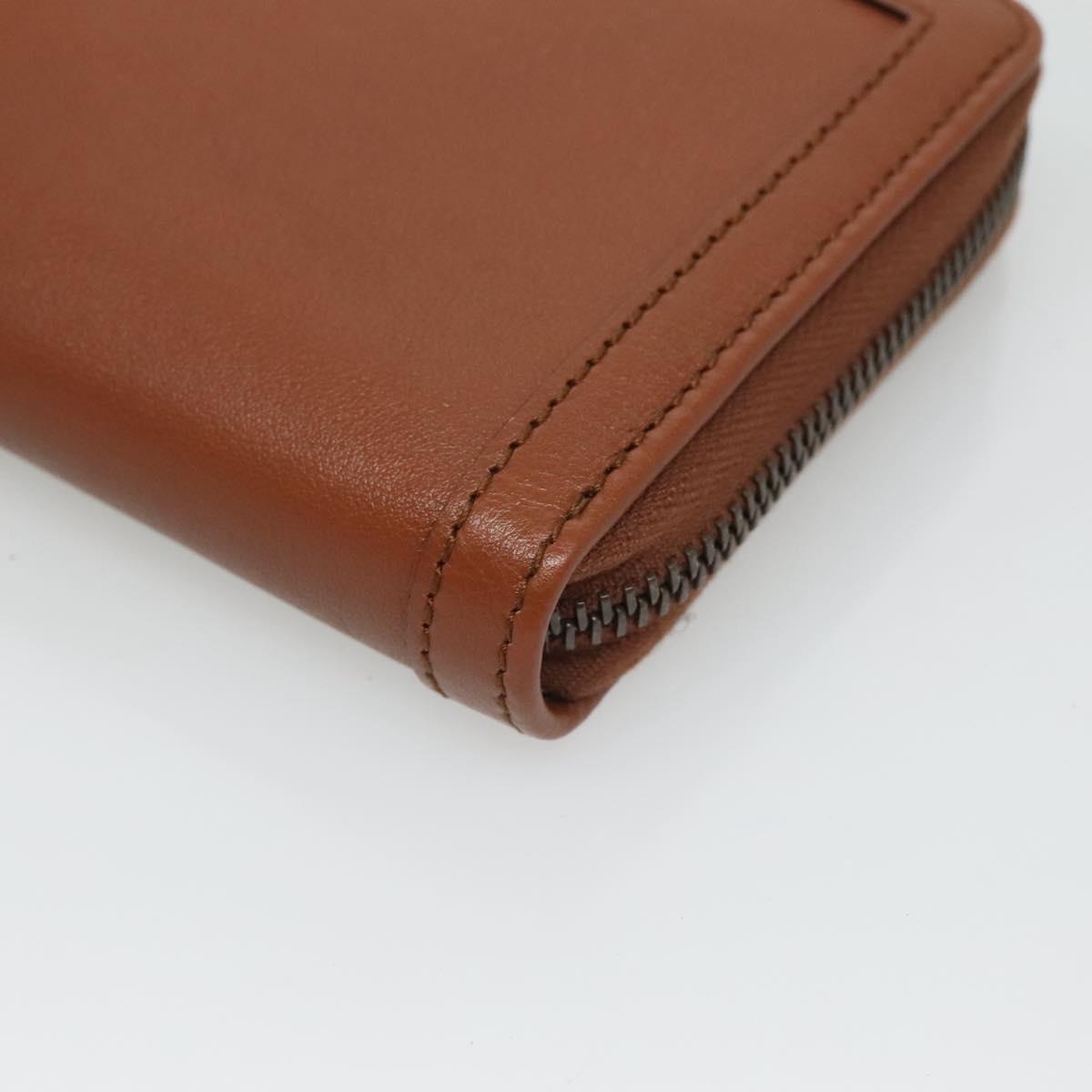 GUCCI Diana Continental Wallet Long Wallet Leather Brown Gold 658634 Auth am8592