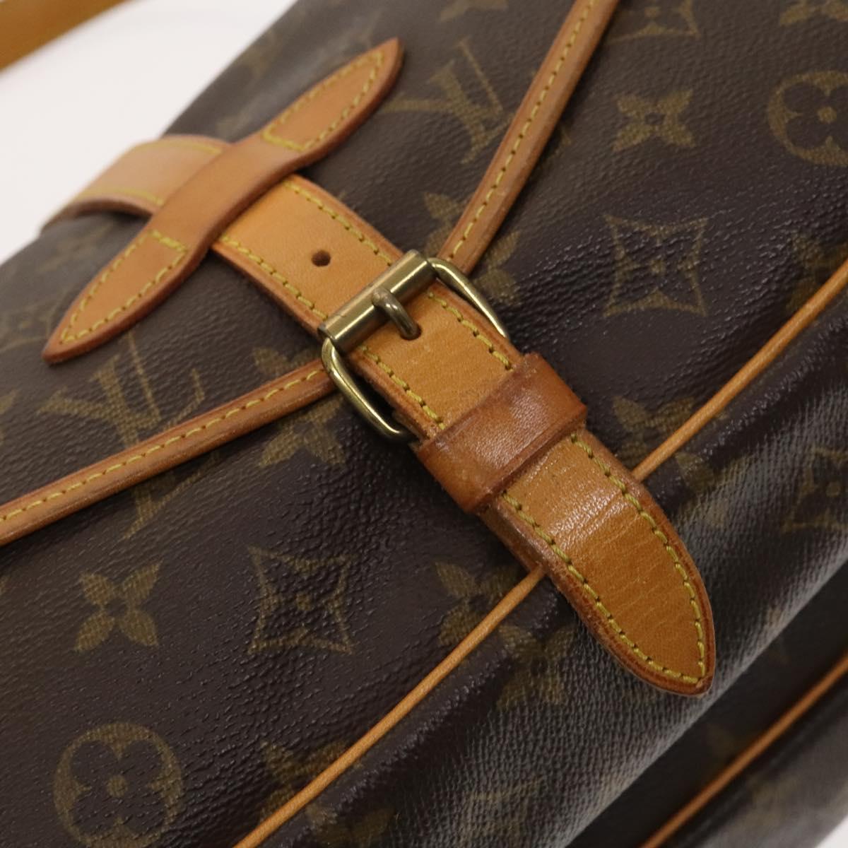 LOUIS VUITTON Monogram Saumur 30 Shoulder Bag M42256 LV Auth am8612