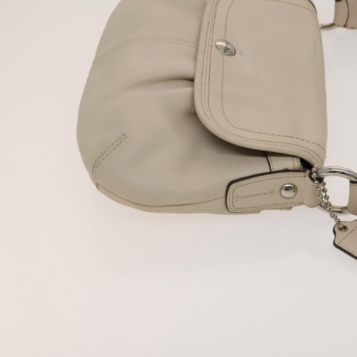 Coach Shoulder Bag Leather 2Set Brown Light Beige Auth am8664