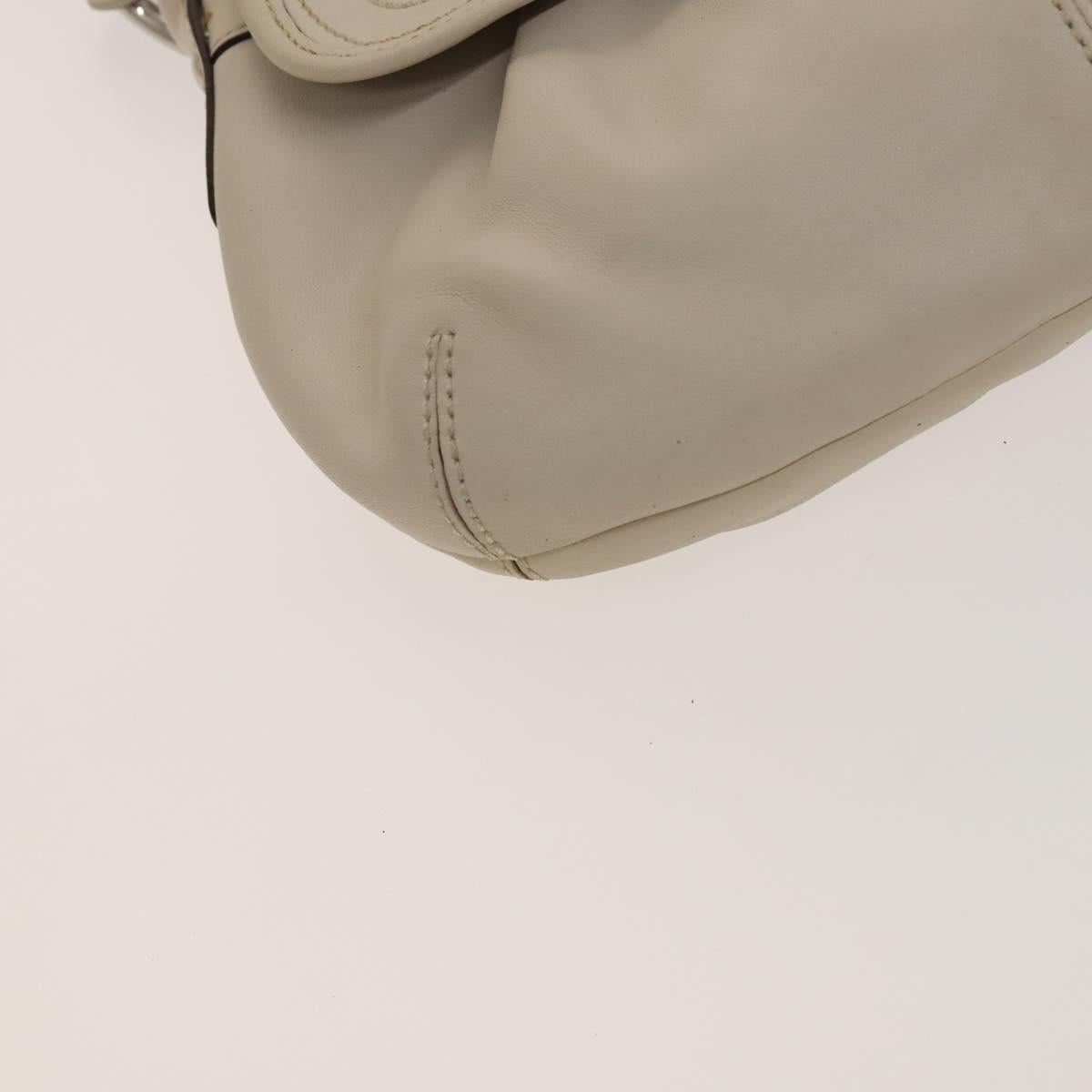 Coach Shoulder Bag Leather 2Set Brown Light Beige Auth am8664
