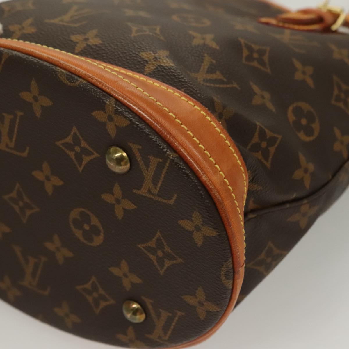 LOUIS VUITTON Monogram Bucket PM Shoulder Bag M42238 LV Auth am8679