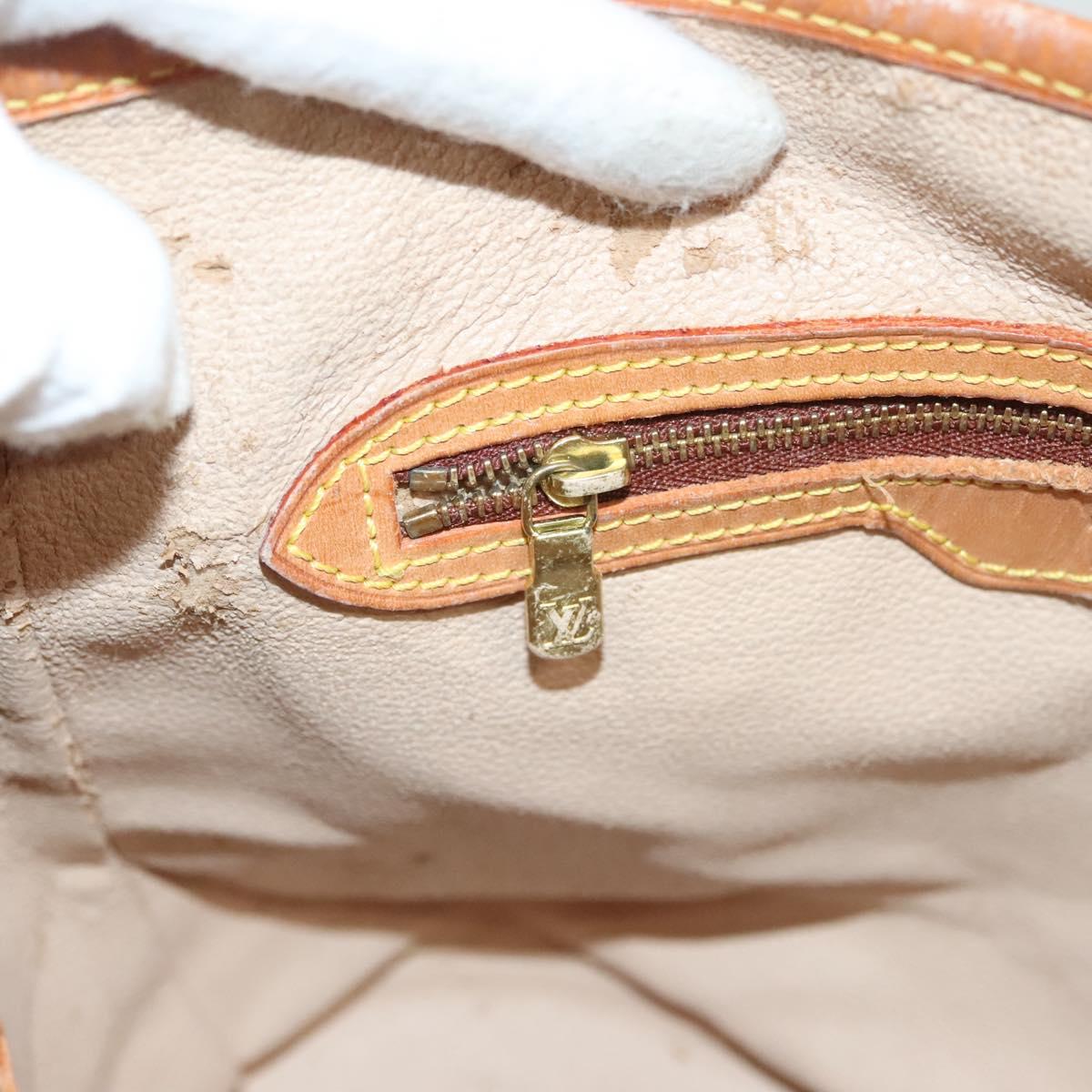 LOUIS VUITTON Monogram Bucket PM Shoulder Bag M42238 LV Auth am8679