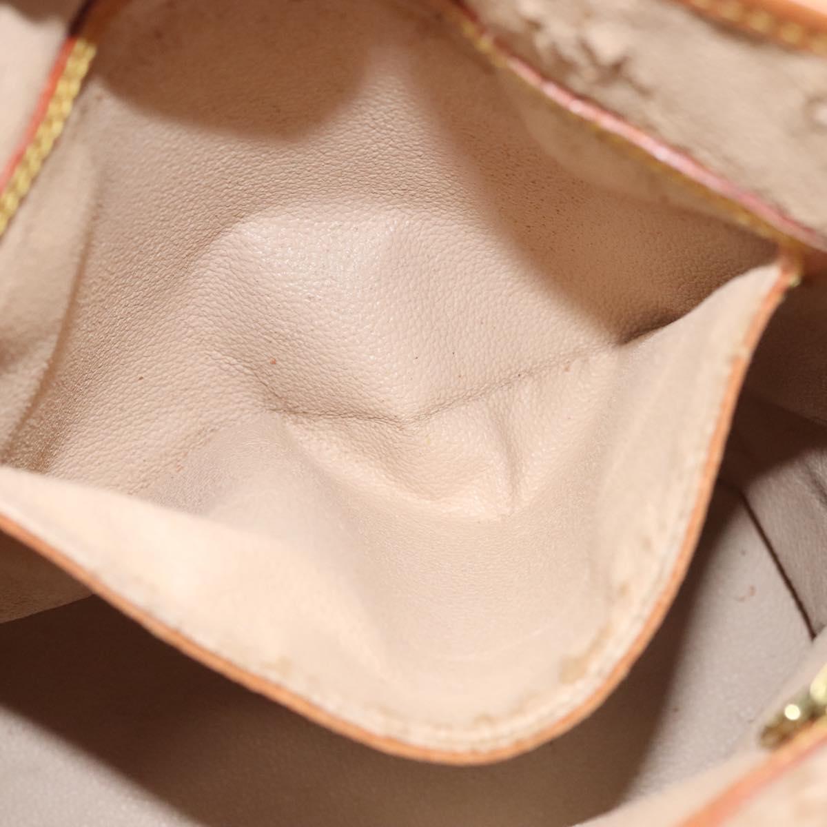 LOUIS VUITTON Monogram Bucket PM Shoulder Bag M42238 LV Auth am8679