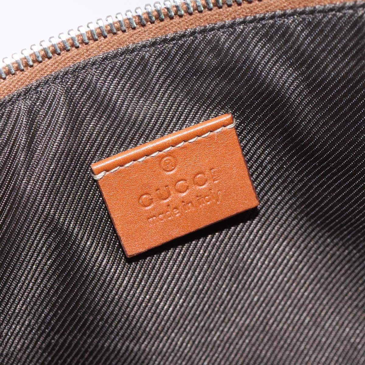 GUCCI GG Nylon Clutch Bag Nylon Red Silver 286209 Auth am8706