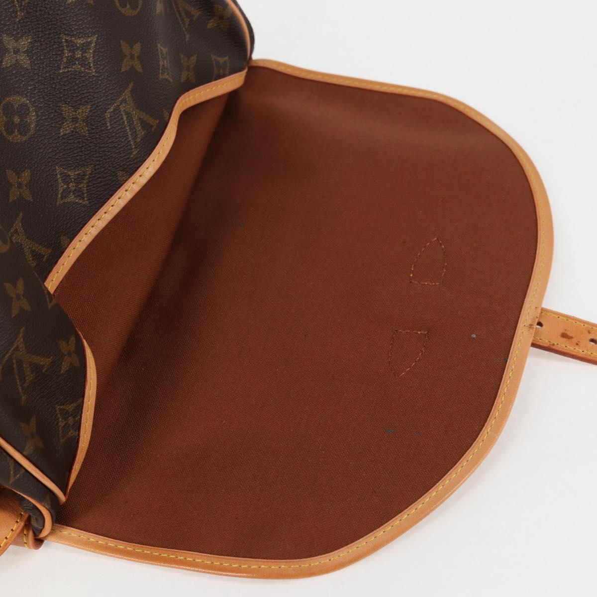 LOUIS VUITTON Monogram Saumur 30 Shoulder Bag M42256 LV Auth am8738V