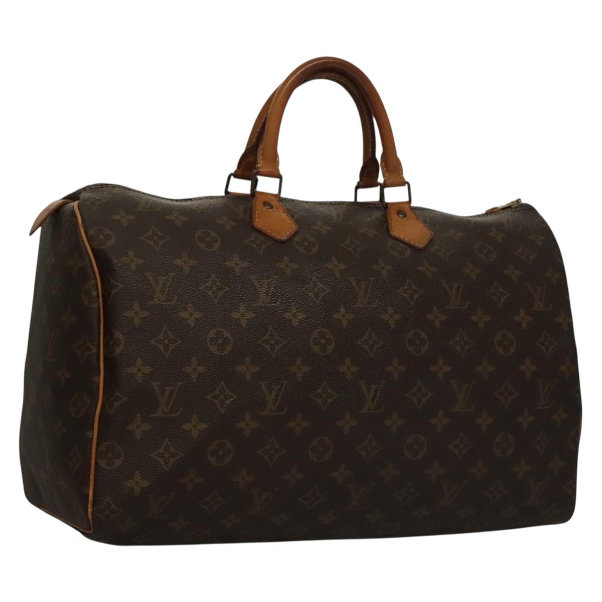 LOUIS VUITTON Monogram Speedy 40 Hand Bag M41522 LV Auth am8754