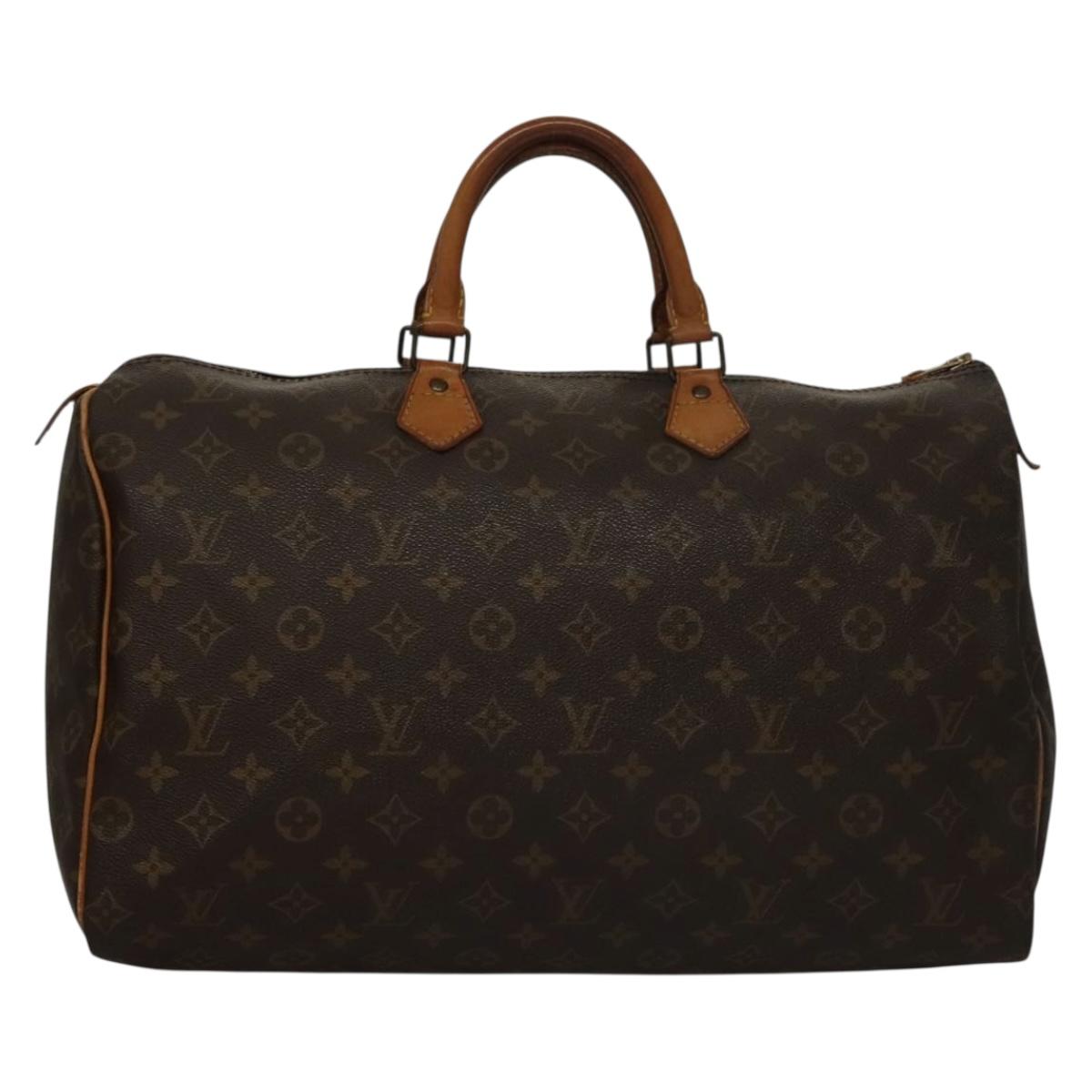 LOUIS VUITTON Monogram Speedy 40 Hand Bag M41522 LV Auth am8754