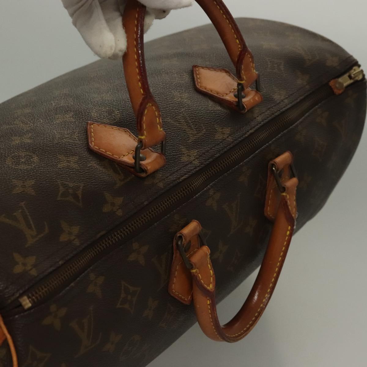 LOUIS VUITTON Monogram Speedy 40 Hand Bag M41522 LV Auth am8754