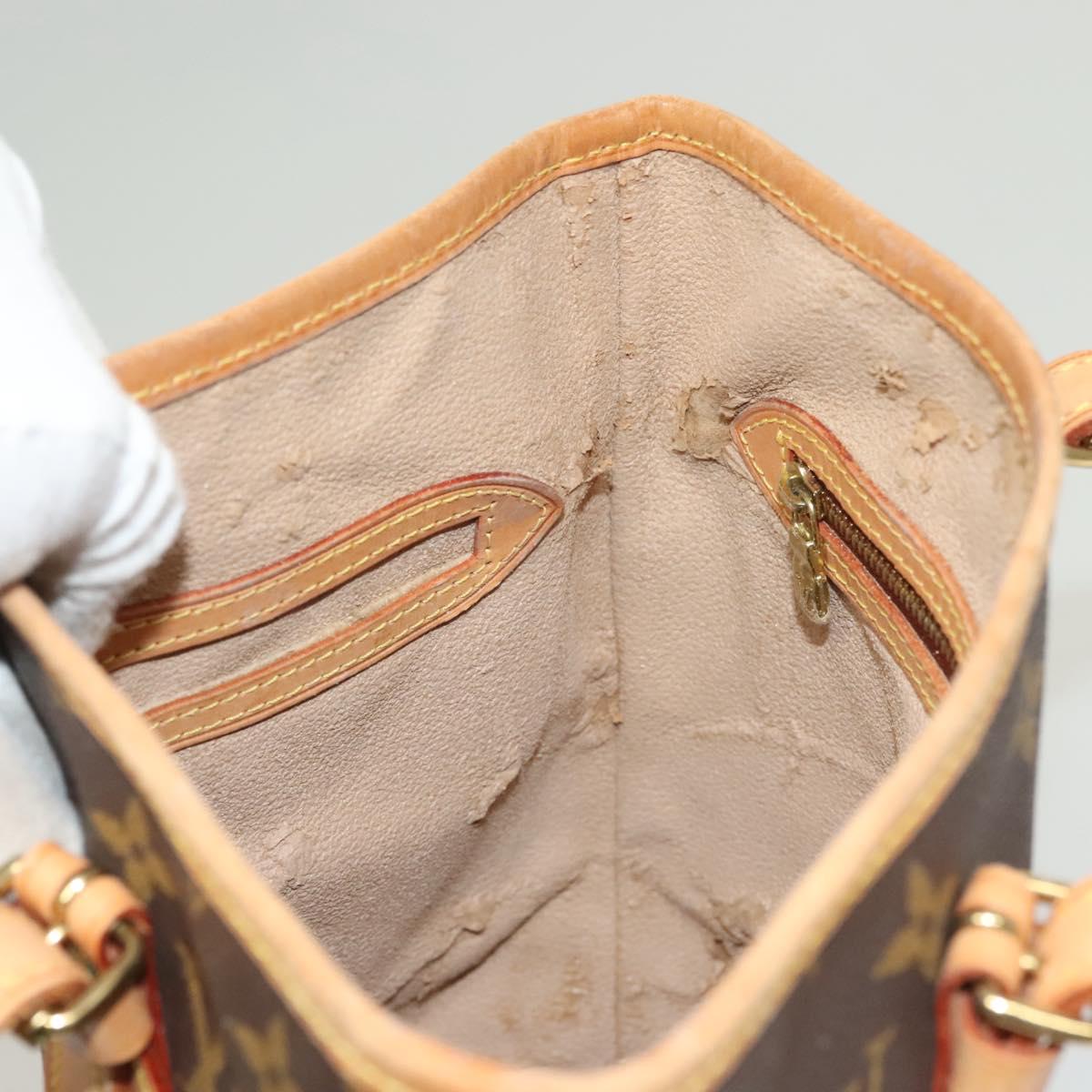 LOUIS VUITTON Monogram Bucket PM Shoulder Bag M42238 LV Auth am8755