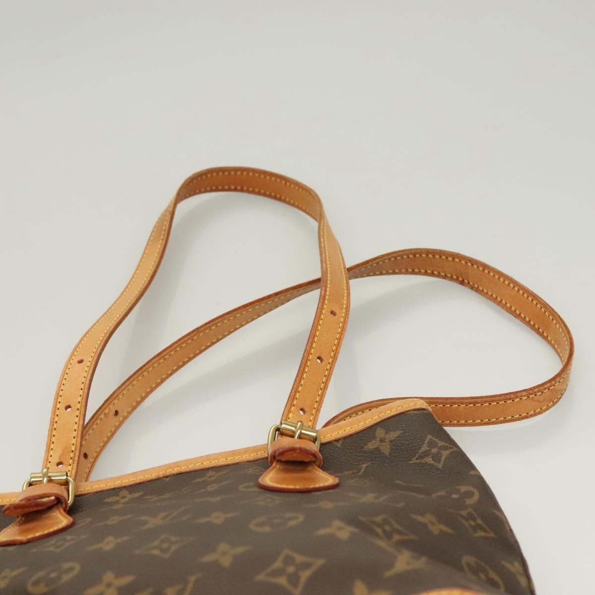 LOUIS VUITTON Monogram Bucket PM Shoulder Bag M42238 LV Auth am8755