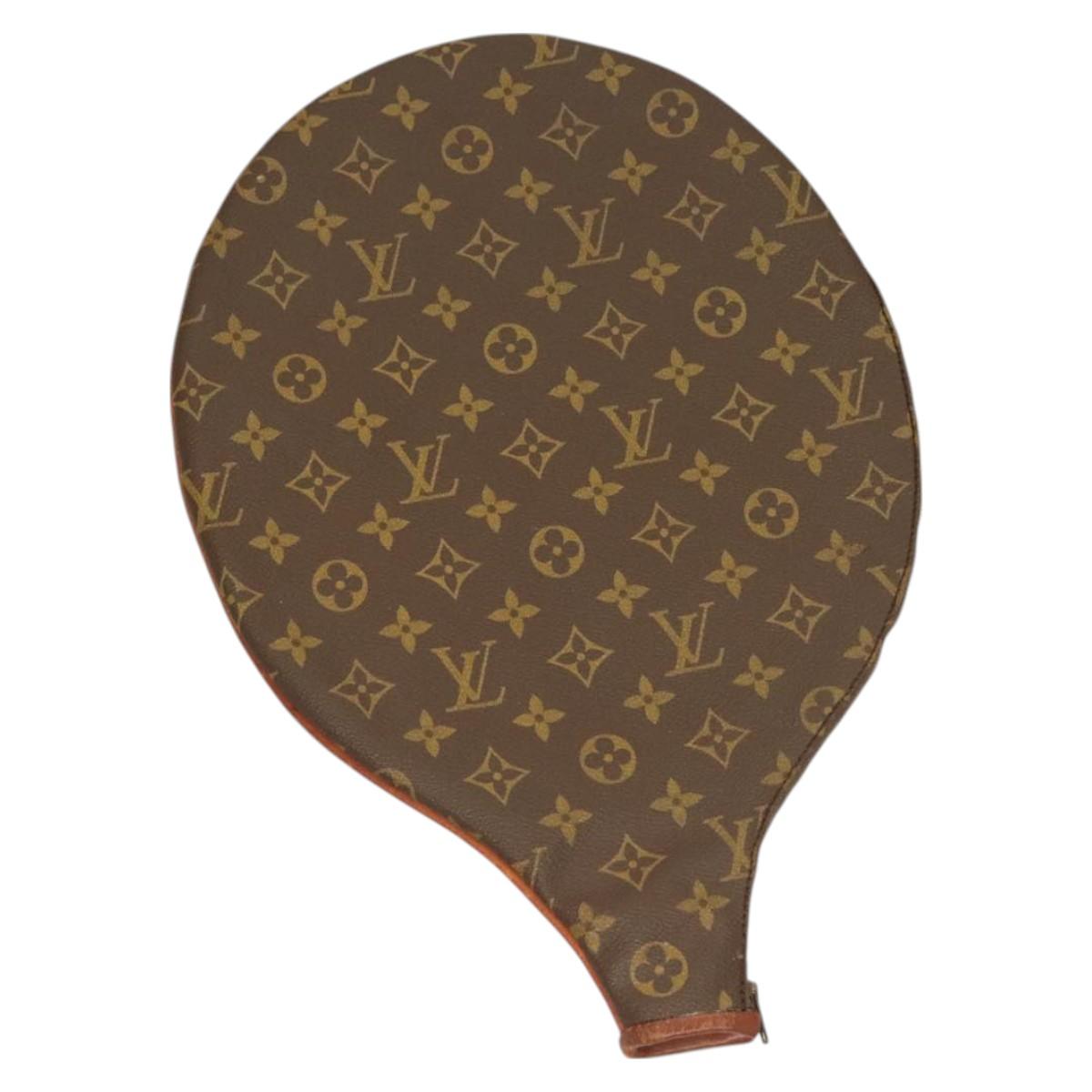 LOUIS VUITTON Monogram Racket Case LV Auth am8788