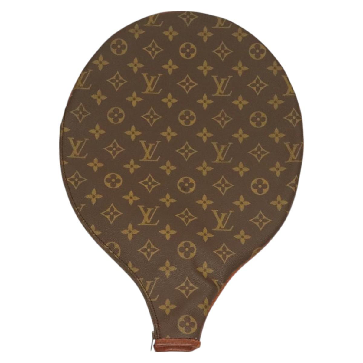LOUIS VUITTON Monogram Racket Case LV Auth am8788